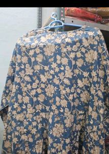 Elegant Blue Floral Kurta set