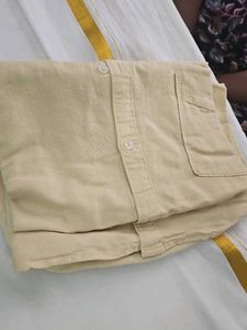 Men's Beige Casual Shirt