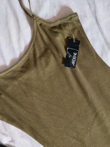 Olive Green Slip Dress