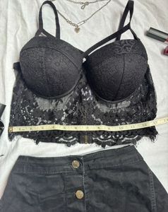 Black Lacey Corset