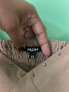Studded V-Neck Cami Top