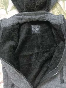 Gray Zip-Up Hoodie