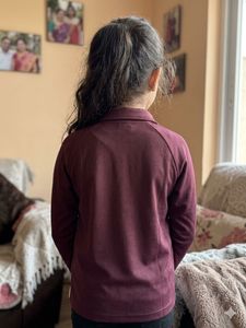 Maroon Long Sleeve Top
