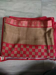 Beautiful red saree