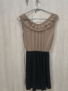 Casual Two-Tone Dress