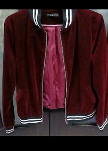 Velvet Bomber Jacket