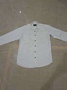 Casual White Men's Shirt