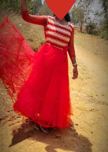 Stunning Red Ethnic Gown
