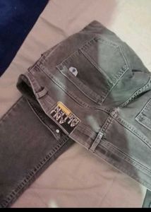 Stylish Grey Wash Denim Jeans