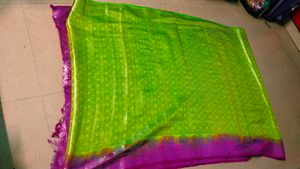 Silver Design Banarasi Soft Silk Saree