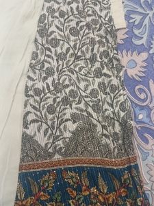 double shade gown with joint shrug and dupatta