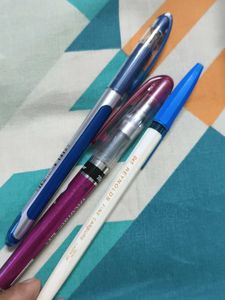 Stationery Pens Set with Cute Case Laptop cleaner