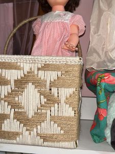 Boho Woven Storage Basket