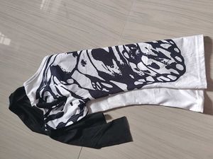 One Shoulder Butterfly Print Top