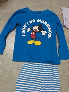 2 Sets Cute Mickey &amp; Elephant Pajama