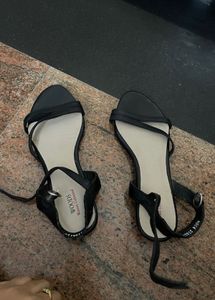 Stylish Black Strappy Heels
