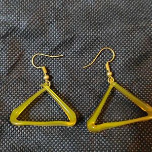 Colour Glass Earrings Combo Set