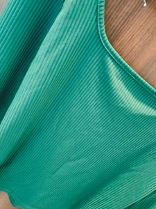 Shien Sweetheart Neck Ribbed Top