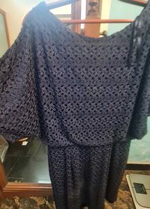 Chic Crochet Off-Shoulder Dress