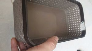 Vintage Plastic Storage Basket
