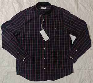 Lacoste Plaid Button-Down Shirt