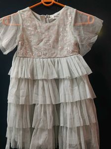 Girls' Layered Tulle Dress
