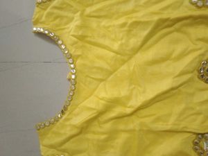 Yellow Embroidered kurta