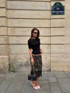 Leopard Print Midi Skirt