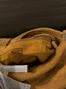 mango swede leather bag