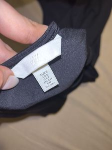 h&amp;m black bodysuit