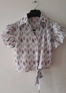 Cute Patterned Crop Top