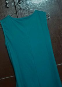 Green Floral Cut-Out Maxi Dress