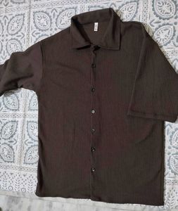 Brown Rayon shirt (New)