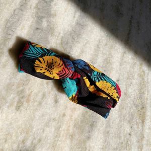 (SHEIN) Plaid Pattern Knotted Headband