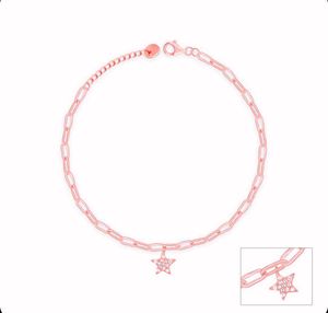 Rose Gold Star Charm Anklet/bracelet (1 piece)