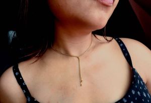 Adjustable Golden Teardrop Chain