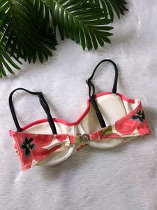 Very Beautiful Rose Applique Floral Bra