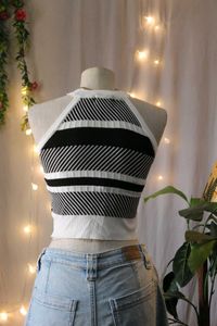 Striped Crop Top