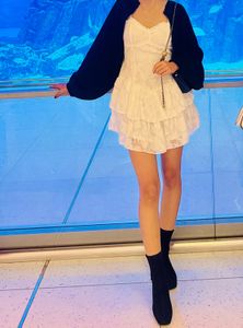 white mini dress