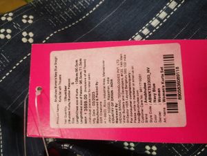 Blue Noddle Strip Kurti