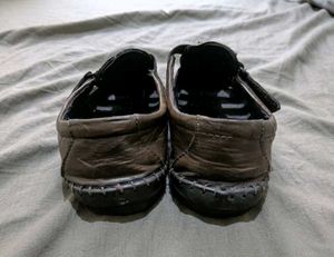 Men's Brown Synthetic Leather Sandals
