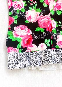 Floral Print Ruched Camisole Top