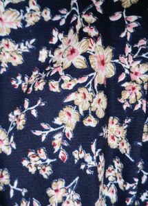 Chic Floral Print Midi Dress 4-5 year