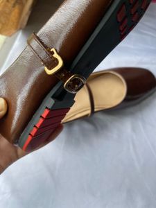 Classic Brown Mary Jane Flats