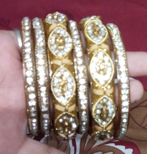 Golden Chuda Bangles Set #9