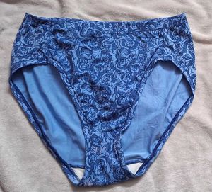 Blue Rose Print Briefs