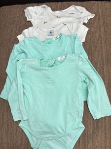 Baby Girl Bodysuits - Pack of 4