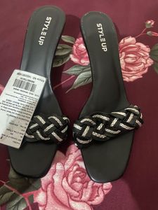 Stylish Braided Heeled Sandals