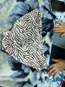 Zebra Print Bikini Bottom