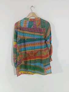 Multicolor Printed Western Top (Women)